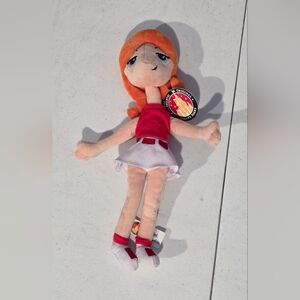 Red and White Plush Doll